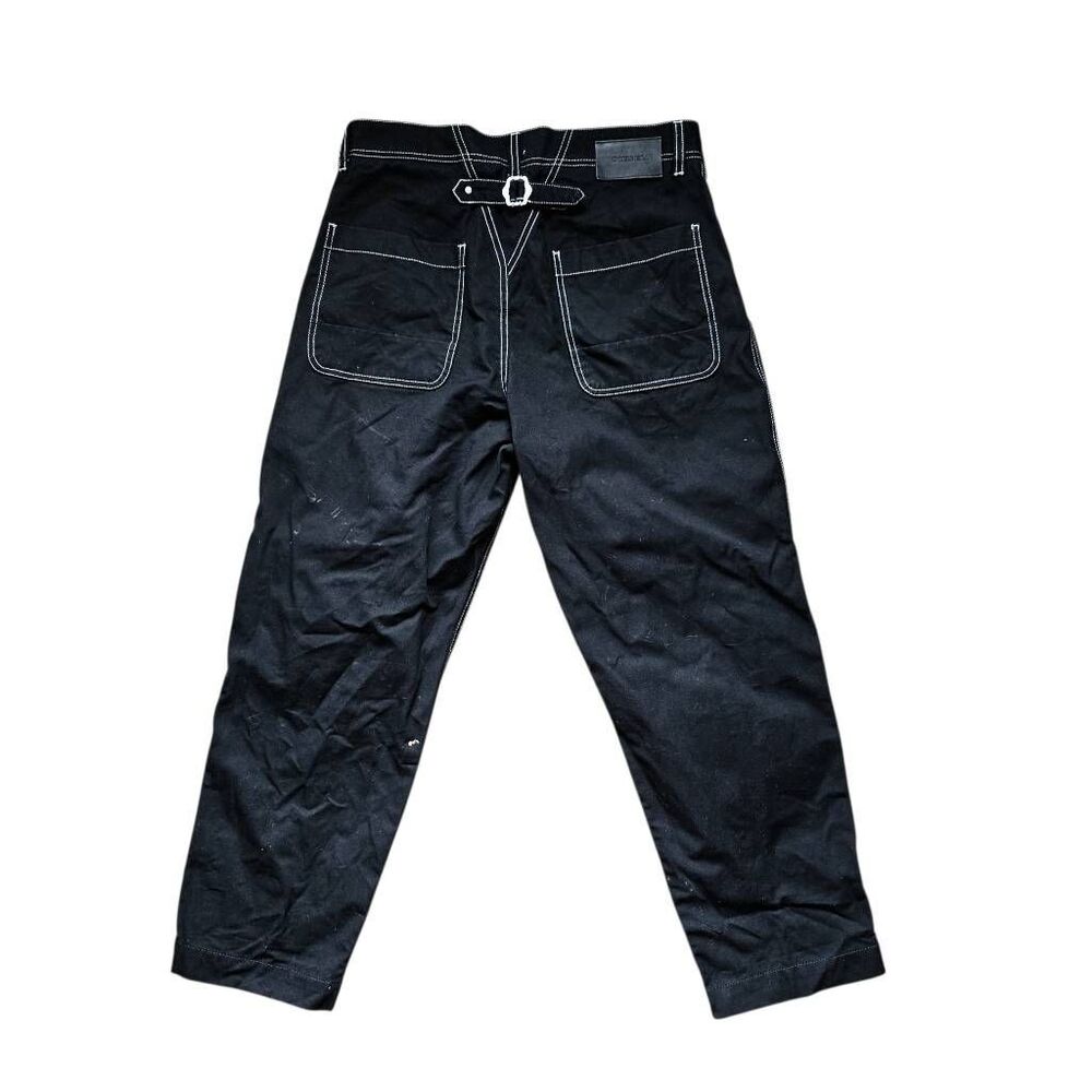 diesel buckle baggy cargo jeans